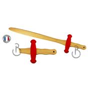 Epe en Bois Jouet Enfant Rouge 60 cm