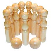 Jeu de Quilles en Bois Naturel 14cm