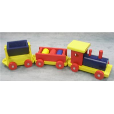 Train de Marchandise en Bois