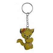 Porte Clef en Bois Chat