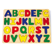 Puzzle Alphabétique en Bois Multicolore