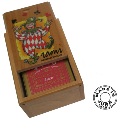 Coffret Jeu de Rami, Boîte à Cartes Joker