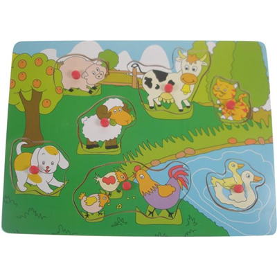 Puzzle en Bois pour Bébé 1er Age