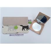 Pochette de Maquillage et son Double Miroir