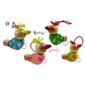 Sifflets en Bois Petit Oiseau Lot X4