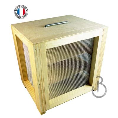 Garde manger fromager bois naturel 40x40x60 cm - Tom Press