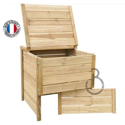 Composteur en bois Colorado grand modèle - 800 L - Achat/vente de