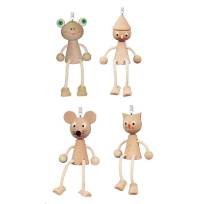 Mobile Animal sur Ressort en Bois