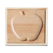 Puzzle en Bois 3D Pomme Relief
