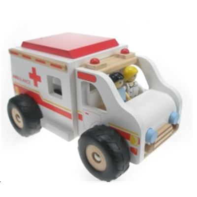 Ambulance en Bois Grand modèle