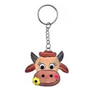 Porte Clef en Bois Vache