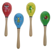 Maracas en Bois Dcor