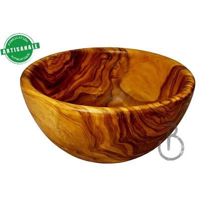 Saladier en Bois d'Olivier Naturel 18 cm