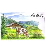 Coffret Belote Boîte à Cartes avec Jeu