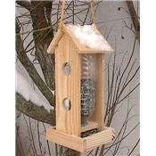 Mangeoire Oiseaux Bois Grand Modle 1.5L