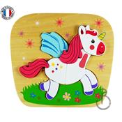 Puzzle Licorne en Bois