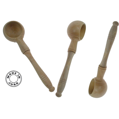 Cuillère, Doseur à Café en Bois Naturel Bio x3 - Bois&Poterie