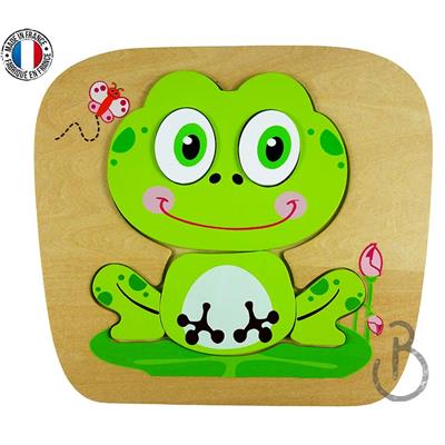 Puzzle Grenouille en Bois