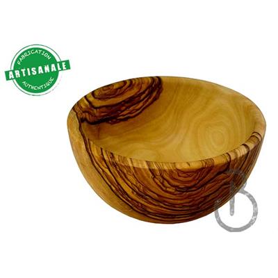 Bol en Bois d'Olivier Naturel 12 cm