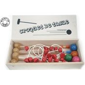 Jeu de Croquet en Bois Spcial Petite Surface