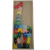 Puzzle Girafe 1 face Lettres et 1 face Chiffres GM