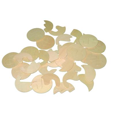 Puzzle en Bois Naturel Massif 48 Pièces