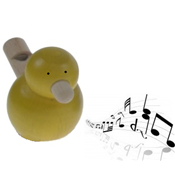 Sifflet Appeau en Bois Oiseau Jaune