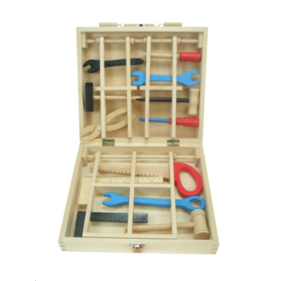 Atelier 10 Outils en Bois Naturel