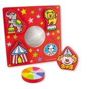 Puzzle Encastrement Cirque avec Miroir pour Bébé