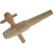 Robinet en Bois Naturel 15.5cm-5.5