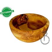 Bol en Bois d'Olivier Naturel 14 cm