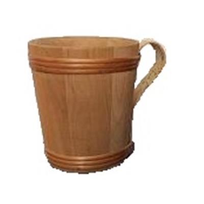 Chope, Gobelet à Bière en Bois Naturel 0.5l - Bois et Poterie.com