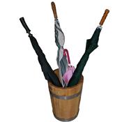 Seau Porte Parapluie en Bois