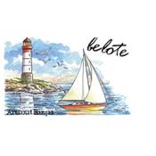 Coffret Belote Boîte à Cartes avec Jeu