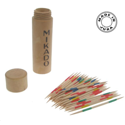 Mikado Jeu Tube en Buis Naturel