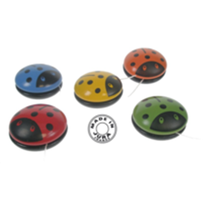 Yoyo Coccinelle en Bois