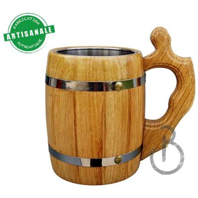 Chope en Bois et Inox 0.5 Litres