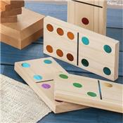 Dominos Géants en Bois Colorés