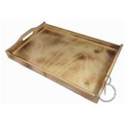 Plateau de Service 55 x 37 cm en Bois Vieilli