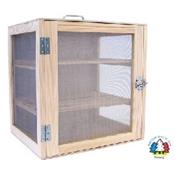 Garde-Manger en Bois 50 cm avec Poigne Inox