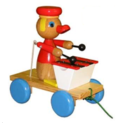 Jouet à Tirer Canard Xylophone