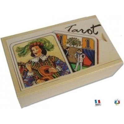 Coffret Tarot, Boîte à Cartes en Bois