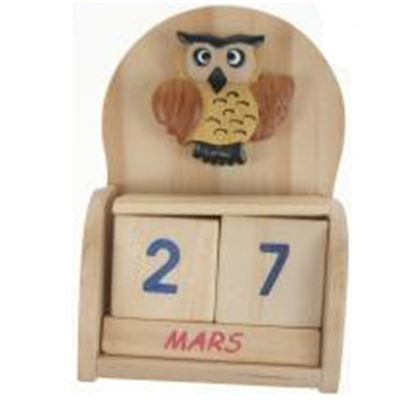 Calendrier Perpetuel en Bois Précieux