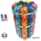 Jeux de Quilles en Bois Multicolore 24cm