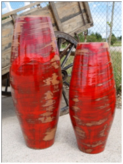 Vases en cramique et terre cuite