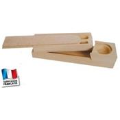 Plumier Double Boite  Glissire en Bois