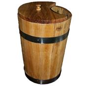 Seau Porte Parapluie en Bois