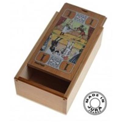 Boite à Cartes,Coffret pour Tarot en Bois