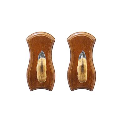Porte-Fusils en Bois avec Véritable patte de Chevreuil