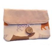 Pochette Pions Dames en Bois Naturel